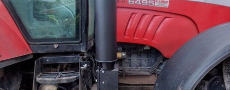 Repairs to tractor exhaust
